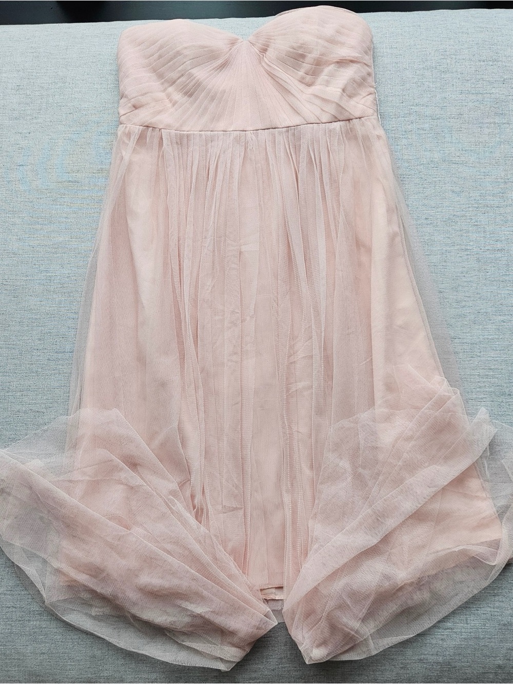 Jenny Yoo Blush Pink Wedding Dress Lining